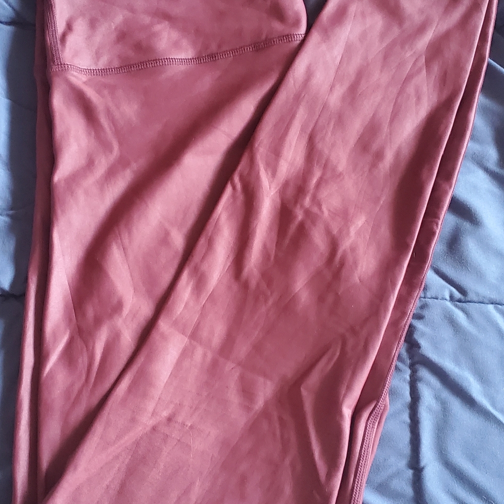 Cranberry Metallic leggings